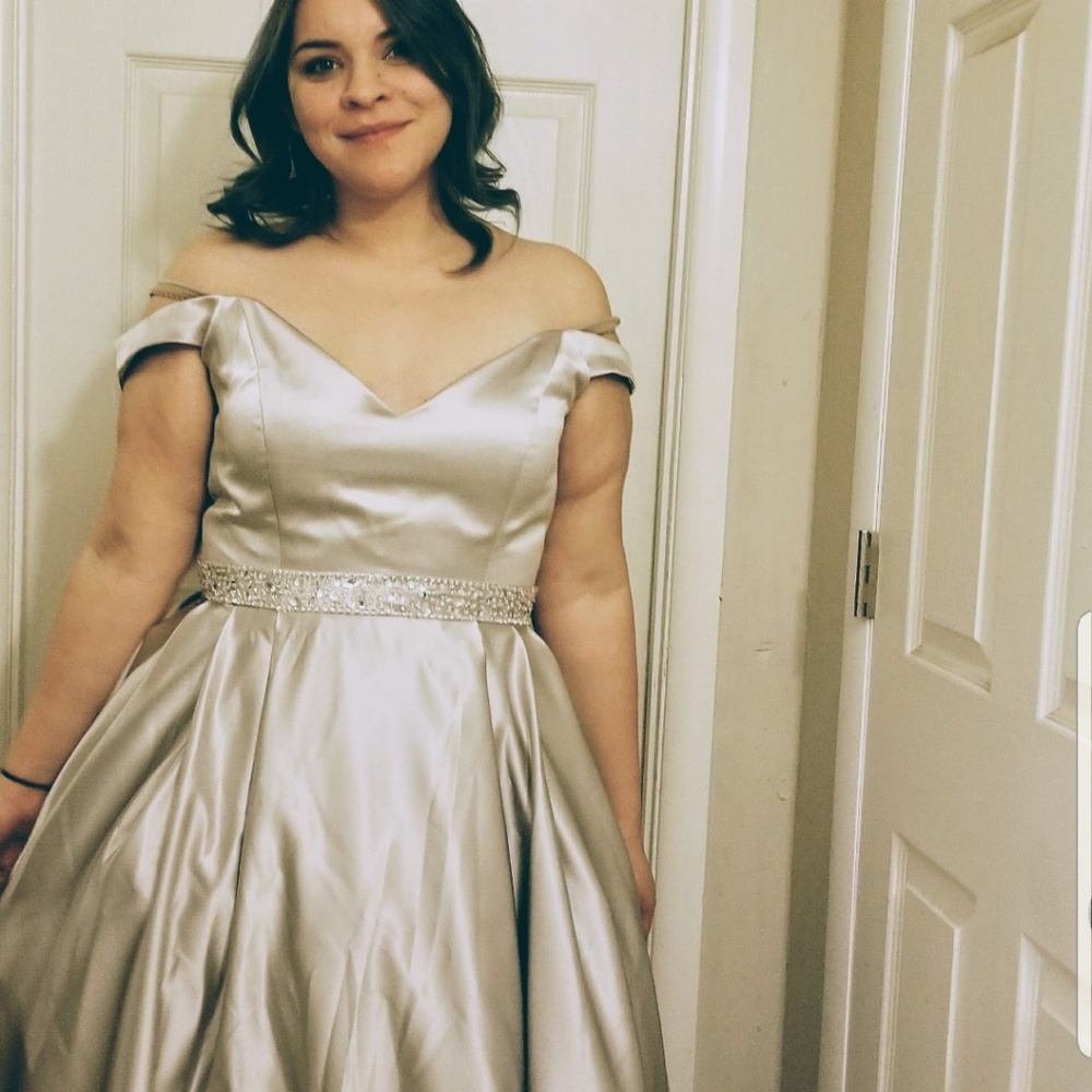 Silver gown